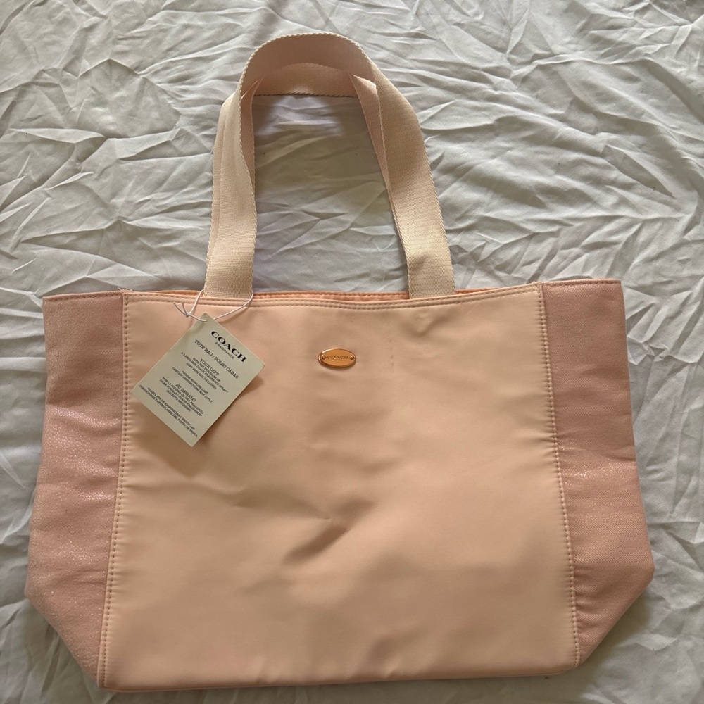 NWT Coach Blush Pink Tote Bag